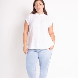 Eloquii White Blouse